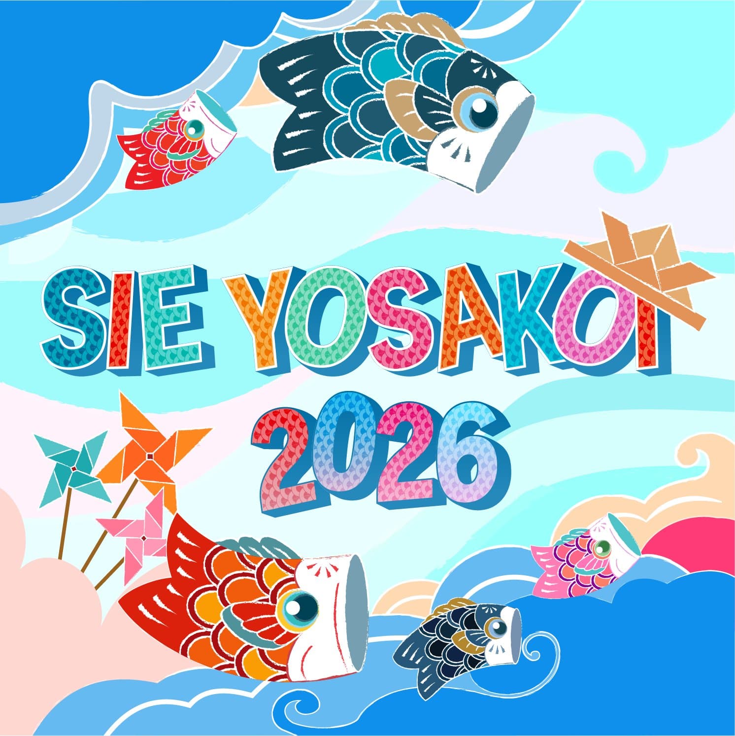 SIE Yosakoi Team biểu diễn trên sân khấu